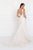 GL1514 Beaded Lace Illusion Bateau Mermaid Wedding Dress