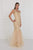 GL1518 Embellished V-Neck Mermaid Gown