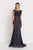GL1531 Embellished Illusion Fitted Evening Dress
