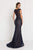 GL1531 Embellished Illusion Fitted Evening Dress