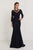 GL1532 Lace Wide V-neck Sheath Dress