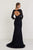 GL1532 Lace Wide V-neck Sheath Dress