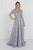 GL1537 Lace Long Sleeve Illusion Bateau A-line Dress