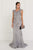 GL1540 Lace Embroidered V-neck Sheath Dress