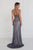 GL1546 Embellished Deep V-neck Sheath Dress