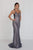 GL1546 Embellished Deep V-neck Sheath Dress