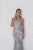 GL1547 Glitter High Halter Tulle Sheath Dress