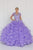 GL1555 Jeweled Ruffled Ballgown With Bolero