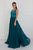 GL1567 Sleeveless Bead Embroidered Chiffon A-Line Gown
