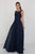 GL1569 Embroidered Illusion Scoop Chiffon A-line Dress