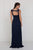 GL1569 Embroidered Illusion Scoop Chiffon A-line Dress