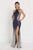 GL1573 Sequin Ornate Illusion Paneled Gown