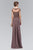 Embellished Bateau Neck A-Line Gown GL2001