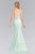 Embellished Illusion Bateau Neck Gown GL2008