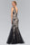 Illusion Bateau Neckline Lace Mermaid Gown GL2009