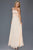 Asymmetrical Illusion Shirred Gown GL2021