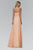 Jewel Illusion Ornate A-Line Gown GL2027