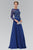 Embellished Bateau Neck A-Line Gown GL2057