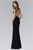 Embellished High Neck Gown GL2058