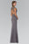Embellished High Neck Gown GL2058