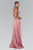 Embellished Jewel Neck A-Line Gown GL2065