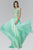 Embellished Jewel Neck A-Line Gown GL2065