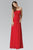 Pleated Sweetheart Chiffon A-line Dress GL2068