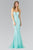 Jewel Embellished Tulle Mermaid Gown  GL2072