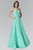 Ruched Illusion Halter Dress GL2075