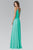 Ruched Illusion Halter Dress GL2075
