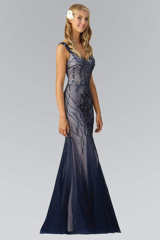 Sequined Sweetheart Trumpet Dress GL2090