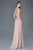 Lace Embellished Illusion Jewel Neck Dress GL2100