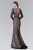 Embellished Lace with Sheer Long Sleeve Gown GL2102