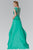Embellished Bateau Neck A-Line Gown GL2108