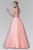 Jewel Embellished Sheer Bodice Ballgown GL2112