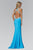 Sweetheart Neckline with Embroidery Gown GL2144