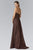 Lace Embellished Scoop Neck Long Dress GL2170