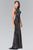 Sequined Halter Neck Trumpet Dress GL2217