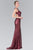 Sequined Halter Neck Trumpet Dress GL2217