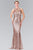 Sequined Halter Neck Trumpet Dress GL2217