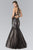 Laced Halter Tulle Mermaid Dress GL2219