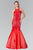 Laced Halter Tulle Mermaid Dress GL2219