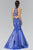 Laced Halter Tulle Mermaid Dress GL2219