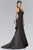 Chic V-Neck Mikado Mermaid Dress GL2224