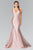 Chic V-Neck Mikado Mermaid Dress GL2224