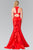 Chic V-Neck Mikado Mermaid Dress GL2224