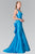 Chic V-Neck Mikado Mermaid Dress GL2224