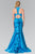 Chic V-Neck Mikado Mermaid Dress GL2224