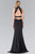 Bead Embellished High Neck Sheath Gown GL2225