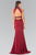 Bead Embellished High Neck Sheath Gown GL2225